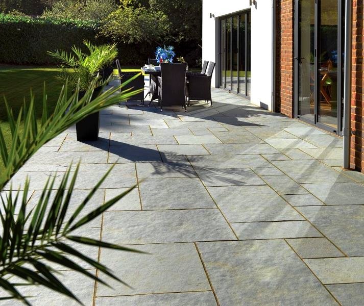 Landscape patio finish