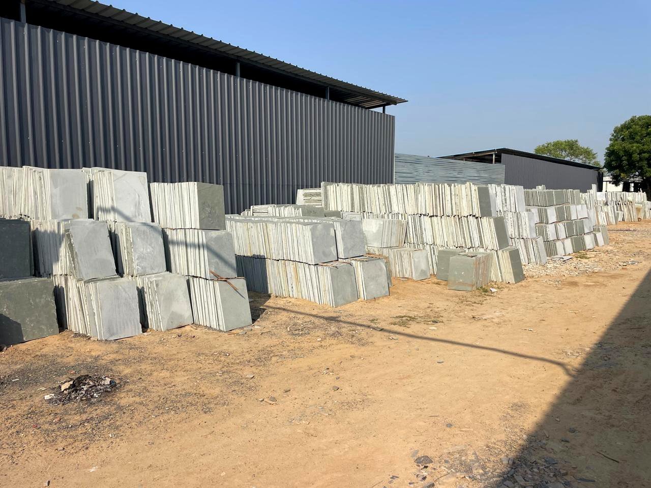 In-house Kota stone yard